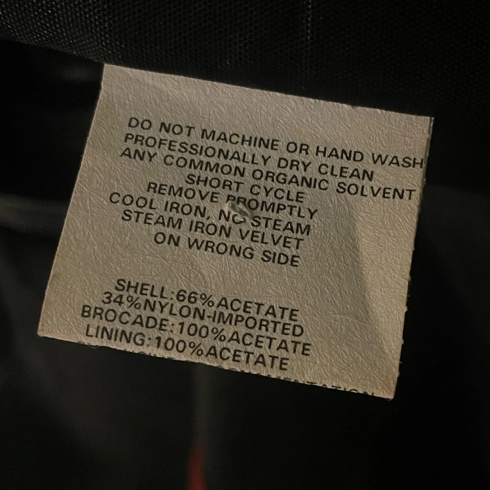 Y2K Scott McClintock Velvet Brocade Corset Top Gothic 6 Renfest Coquette Noir - Picture 7 of 8